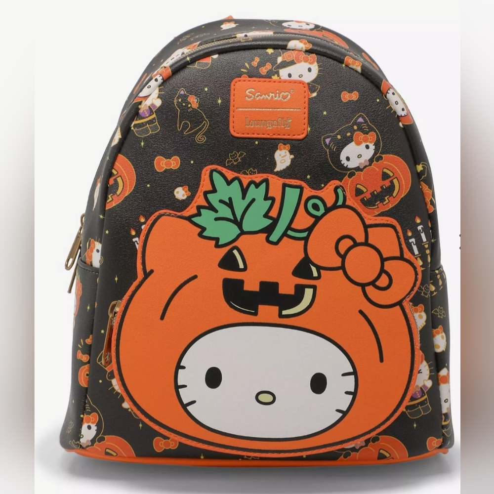 Loungefly Hello Kitty Pumpkin Mini Backpack